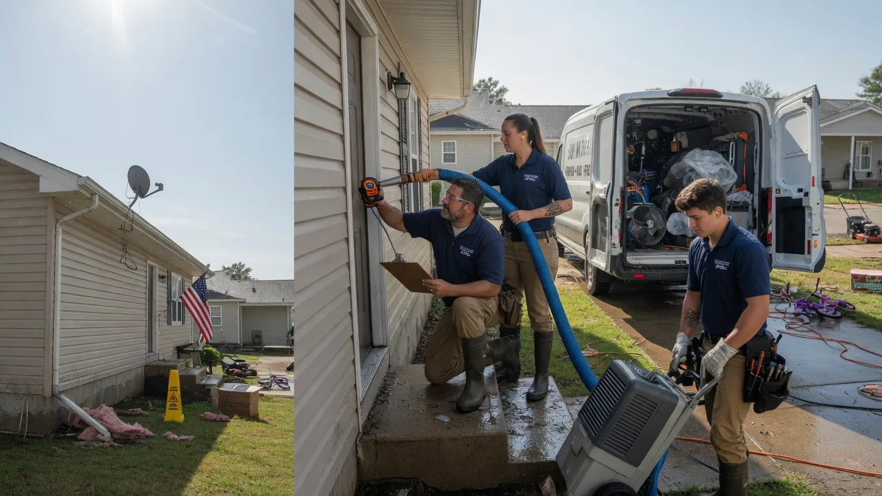 Ceiling Water Damage Restoration in Panama, IL near me